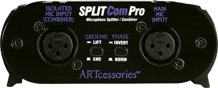 ART SPLITCom Pro Microphone Splitter / Combiner image 1