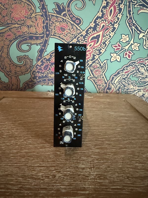 API 550B 500 Series 4-Band Equalizer Module 1990 - Present - Black image 1