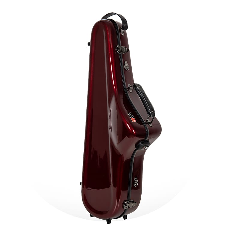 Crossrock Fiberglass Case for Tenor Saxophone with Removable Reverb