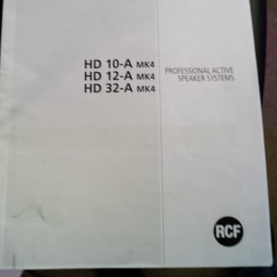 RCF   HD 10-A MK4  PA Speakers 2=1 pair image 5