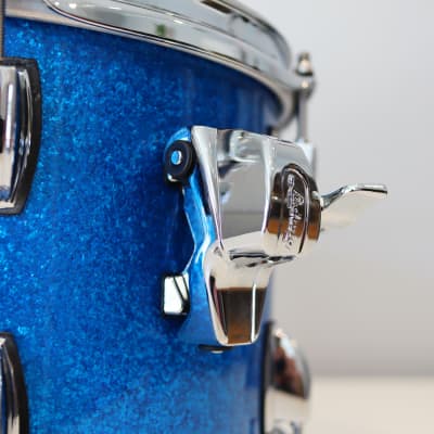 Ludwig Classic Maple 8" x 12" Tom - USA Made Custom Drum - Blue Sparkle - 2024 image 7