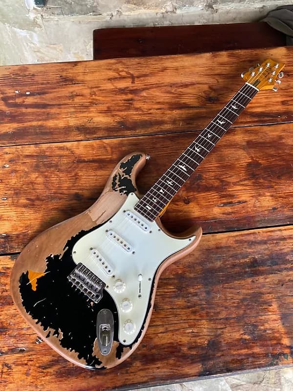 John Mayer PRS Silver Sky 2018 BLK1 Relic | Reverb Canada