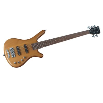 Warwick RockBass Corvette Basic 5 String Bass Guitar  - Honey Violin Transparent Satin image 2