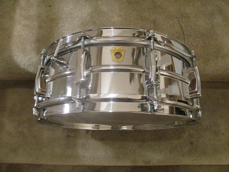 Ludwig Vintage Supraphonic Snare Drum, Keystone Badge 1965, Reverb