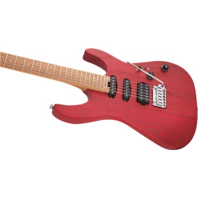 Charvel Pro-Mod DK24 HSS 2PT CM Ash Electric Guitar, Caramelized Maple Fingerboard, Red Ash image 7