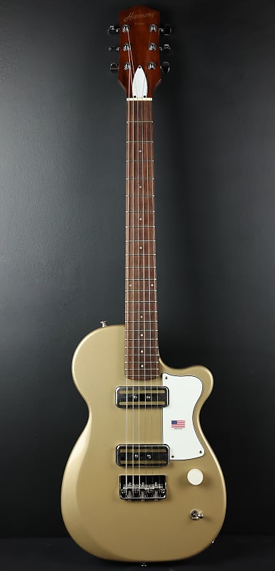 Harmony 2022 Juno Electric Guitar Champagne w/Mono Bag image 1