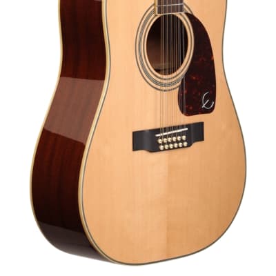 Epiphone DR-212 12-String Acoustic Guitar Natural | Reverb