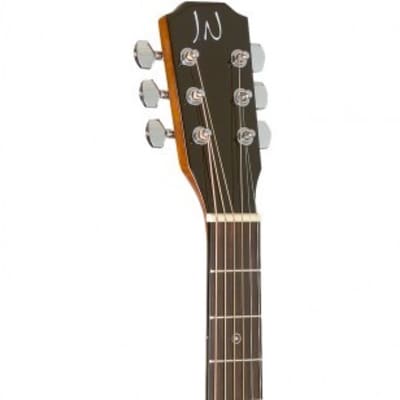 JN Guitars BES-A N Bessie Series Acoustic Auditorium, Solid Spruce Top, Natural image 3