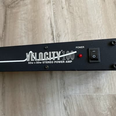 Rocktron Velocity 100  Stereo Rack Guitar Power Amp 2000s - Black image 3