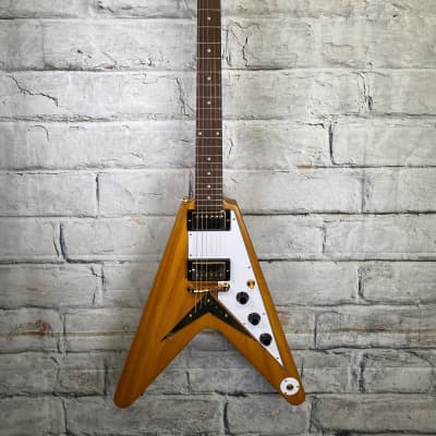 1982 Greco Japan PS-800 Paul Stanley Flying V (Aged White) | Reverb