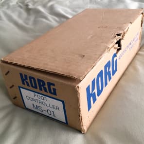 VERY RARE ** Vintage Korg MS-01 Foot Controller | Reverb