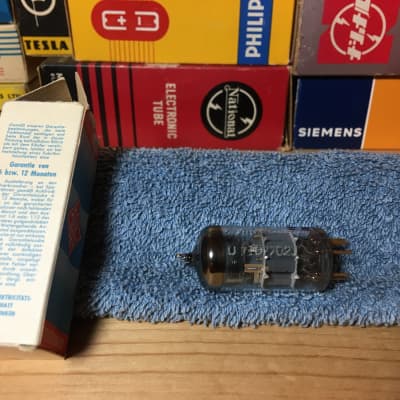 1 x NOS Telefunken E188CC Diamond◇Bottom ~ OE Boxed Grail Tone ~ E88CC CCa Upgrade ~ 3 Available ~ Layered Holographic Tone Sparkley Highs Warm Bass Smooth Imaging Organic Response image 7