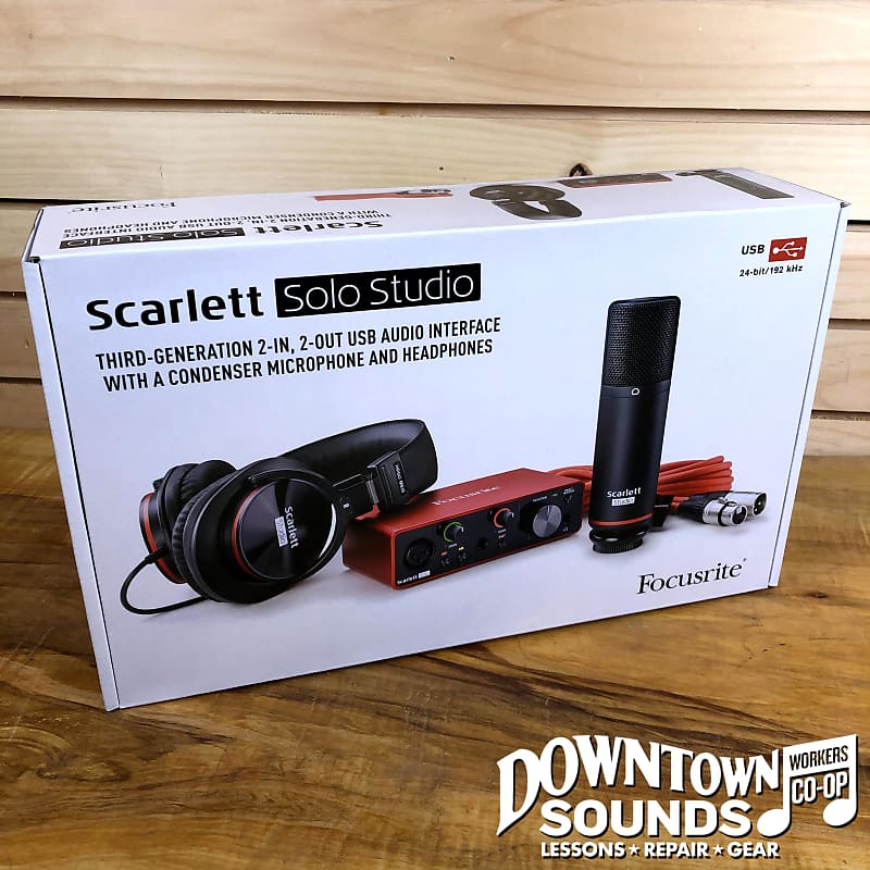 Focusrite Scarlett Solo Studio Pack 3G image 1