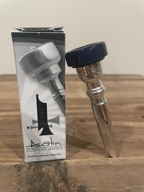 Austin Custom Brass Mv3CS Trumpet Mouthpiece with Acrylic Rim Reverb