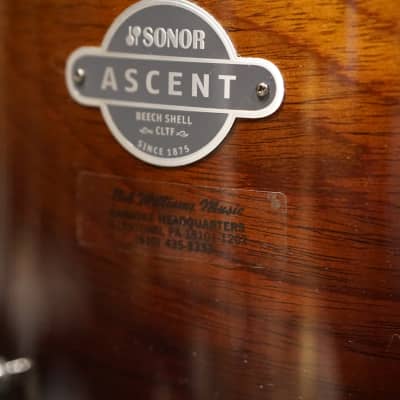 Sonor  Ascent Burnt Fade 12/14/18/6.5x14 image 6