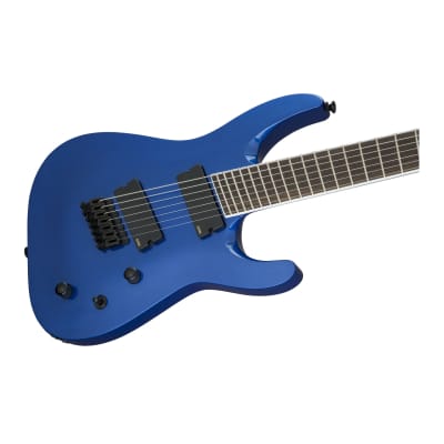 Jackson X Series Soloist Arch Top SLAT7 MS 7-String Electric Guitar with Laurel Fingerboard (Right-Handed, Metallic Blue) image 8