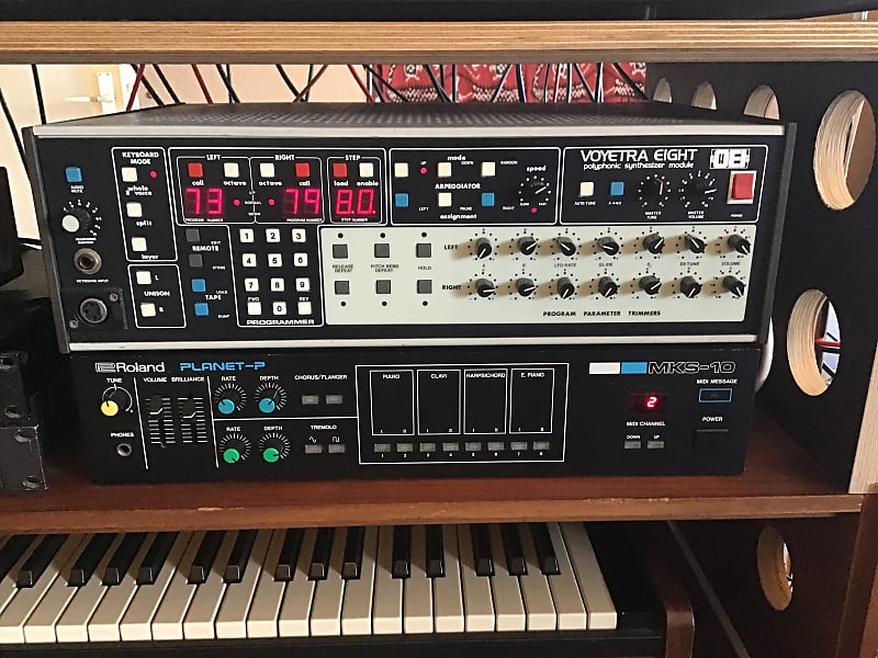 Octave-Plateau Electronics Voyetra-8 ultra rare 8-voice polyphonic original vintage synthesizer MIDI image 1