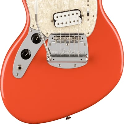 Open Box Fender Kurt Cobain Jag-Stang Left-Hand Rosewood Fingerboard Fiesta Red image 2