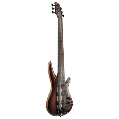 Used Ibanez SR1356BDUF SR Premium 6-String Bass - Dual Mocha Burst Flat image 5