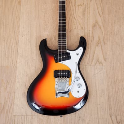 1990s Mosrite Ventures Model Excellent 65 Electric Guitar Sunburst Japan, Kurokumo image 2