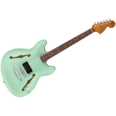 Tom DeLonge Starcaster RW Satin Surf Green Fender for sale