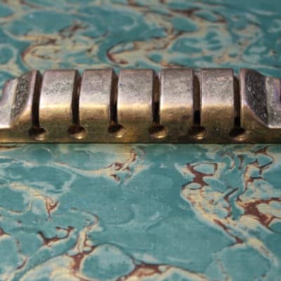 Brass Gutiar Tailpiece Gold Japanese Modified image 3