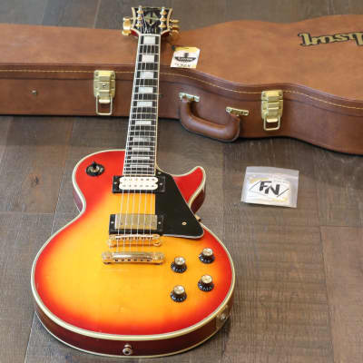 Vintage! 1974 Gibson 20th Anniversary Les Paul Custom Cherry Sunburst w/ Headstock Repair + Gibson Case