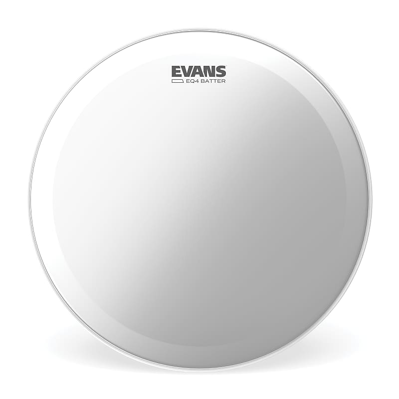 Evans EQ4 Frosted Bass Drum Head, 24 Inch image 1