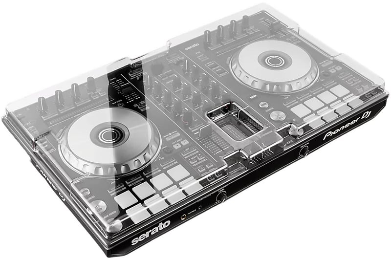 Decksaver Pioneer DJ Robust Durable Polycarbonate Custom-Molded DDJ-SR2 and DDJ-RR Cover to Shield Vulnerable Faders, Switches, and Knobs image 1