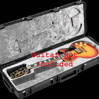 SKB Cases 3I-4214-56 Injection Molded Guitar Flight Case - Les Paul Style & Shaped Interior w/ TSA Latches & Wheels (3I421456) image 1