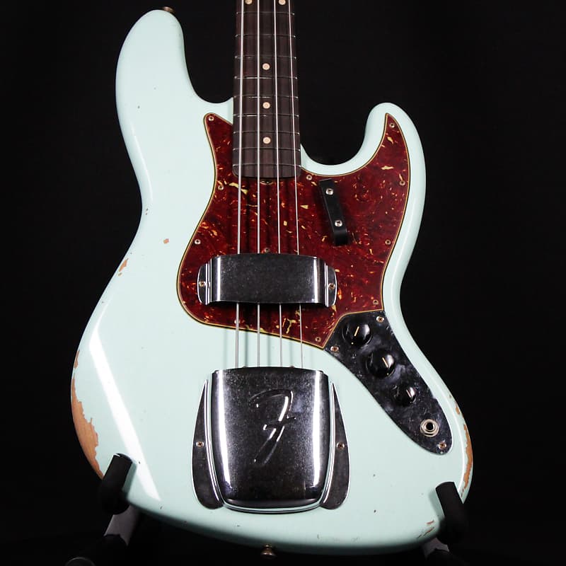 Fender Custom Shop 1964 Jazz Bass Relic Surf Green 2023 (R131069)