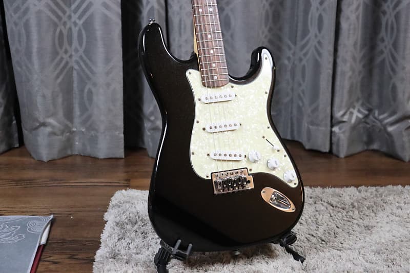 Fender Starcaster Black Sparkle Reverb