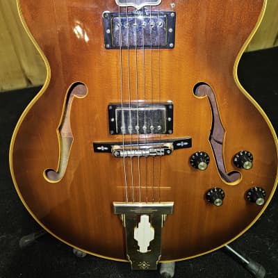 Aria PE-180 1978 Sunburst Arch top electric | Reverb