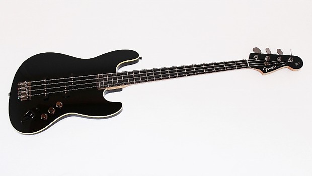Fender Aerodyne 4-String Jazz Bass Black Electric Bass