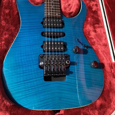 Ibanez Prestige RG 752 MQS-TV 2017 Transparent Violet | Reverb