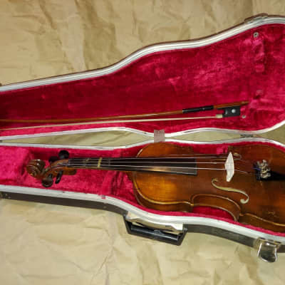 Germany Stradivarius Model 7 size 3/4 violin, with case/bow image 1