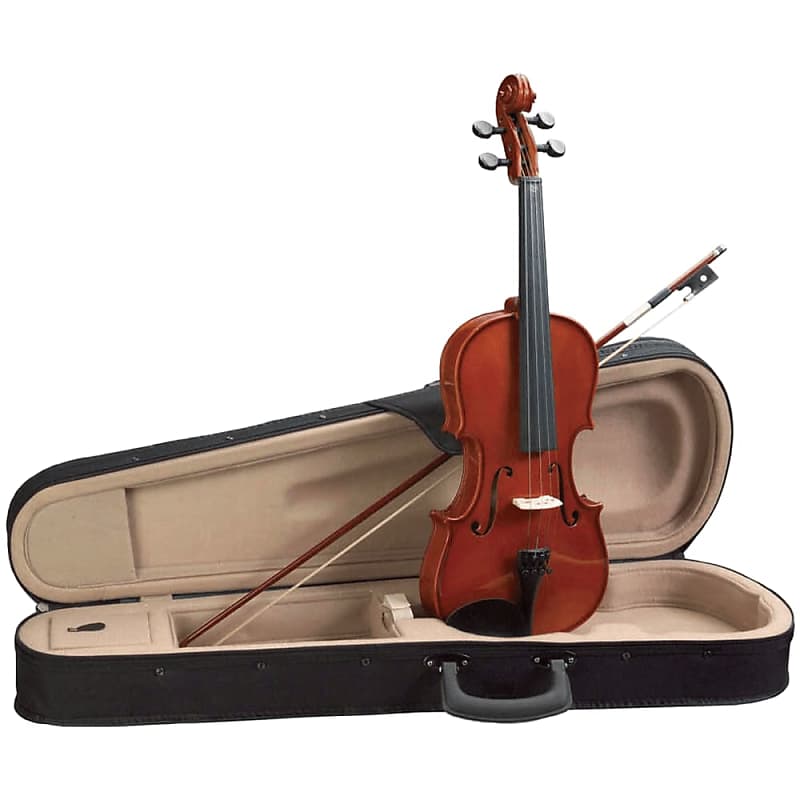 Academy 3/4 Violin with Case, 145AU, set up and ready to play image 1