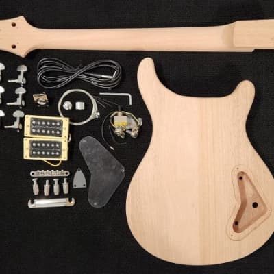 PRS Style Electric Guitar w/Maple Fretboard DIY Kit by Budreau Guitars (Lefthand) image 2