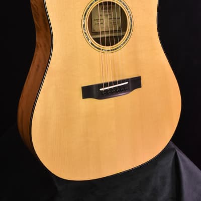Bedell Custom Swamp Myrtlewood and Adirondack Spruce Dreadnought Guitar image 2