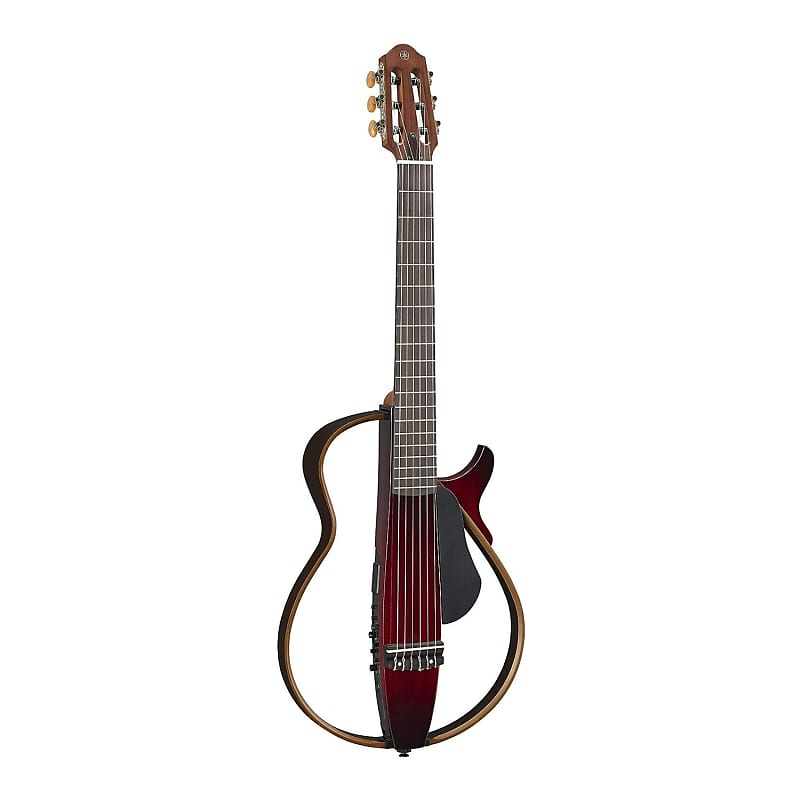 Yamaha SLG200N 6-Nylon String Silent Guitar (Right-Handed, Crimson Red Burst) image 1