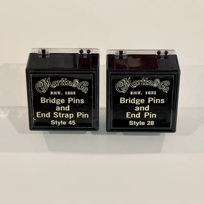 Martin Bridge Pin Set With End Pin (2 Sets) image 3