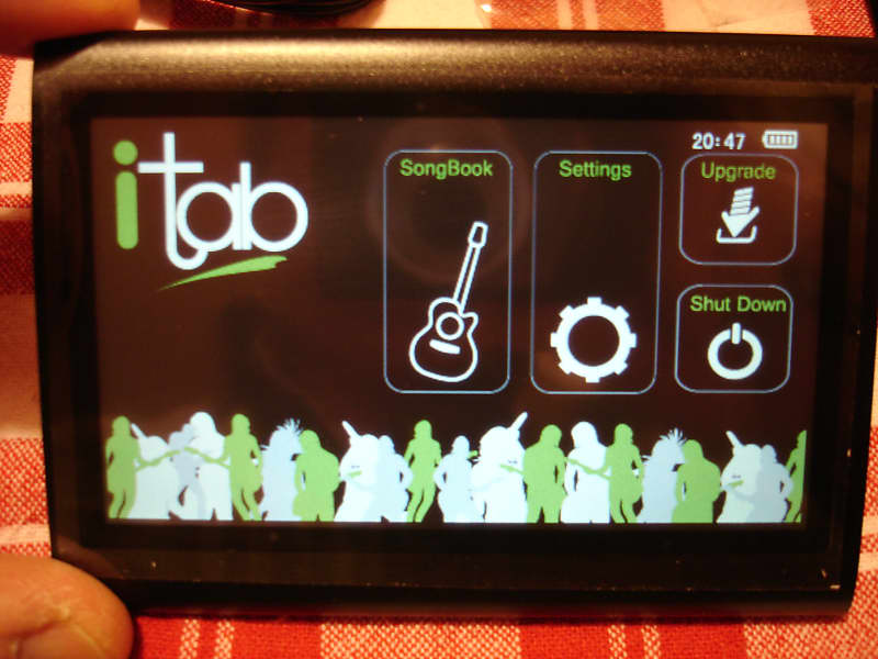 iTab Electronic Songbook, Tabliture, MP3/MP4 Players Two Reverb