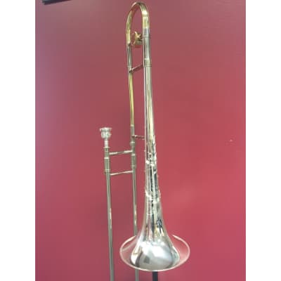 Genuine S.E. Shires American Classic Silver Small Shank Trombone