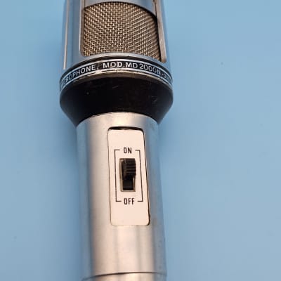 ☆Vintage 1970s RCF MD 2000N Italian Dynamic Microphone - Klein Tuchel Connector image 6