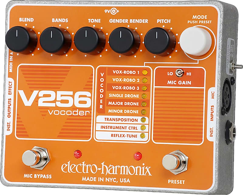 Electro Harmonix V256 Vocoder with Reflex Tune and 8-256 Bands image 1