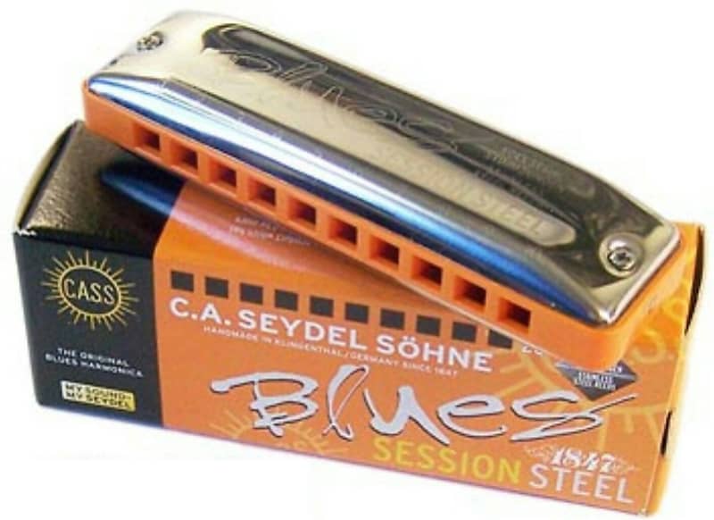 Seydel Blues Session Steel Harmonica, Key of D. Brand New with Full Waranty! image 1