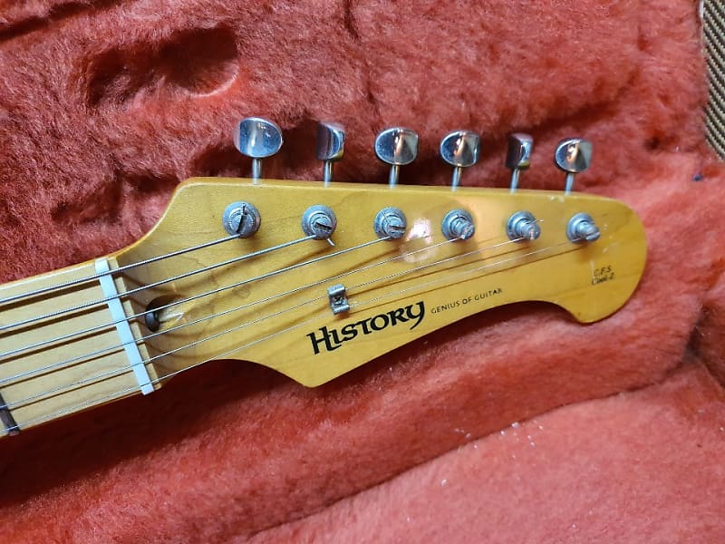 Fujigen History Stratocaster Black Strat SSS Electric Guitar | Reverb