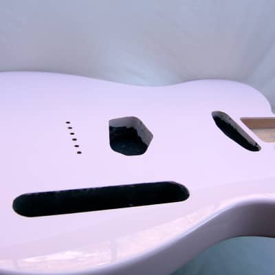 Telecaster Body / SHELL PINK /2-Piece/ GLOSS / Alder ( Fender Tele Specs) image 2