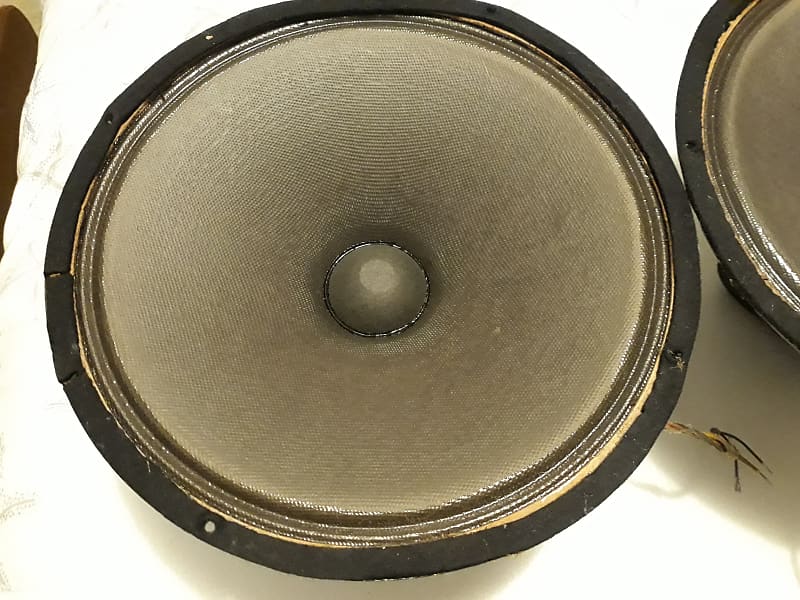 Jensen A12 Field Coil Speaker Pair Vintage 40s Rare A-12 12