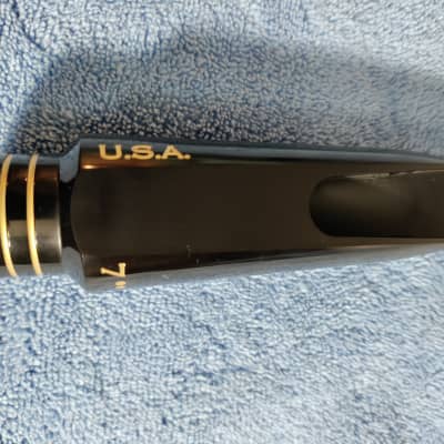10mfan Chameleon Tenor Sax Mouthpiece, size 7** - Hard Rubber image 3